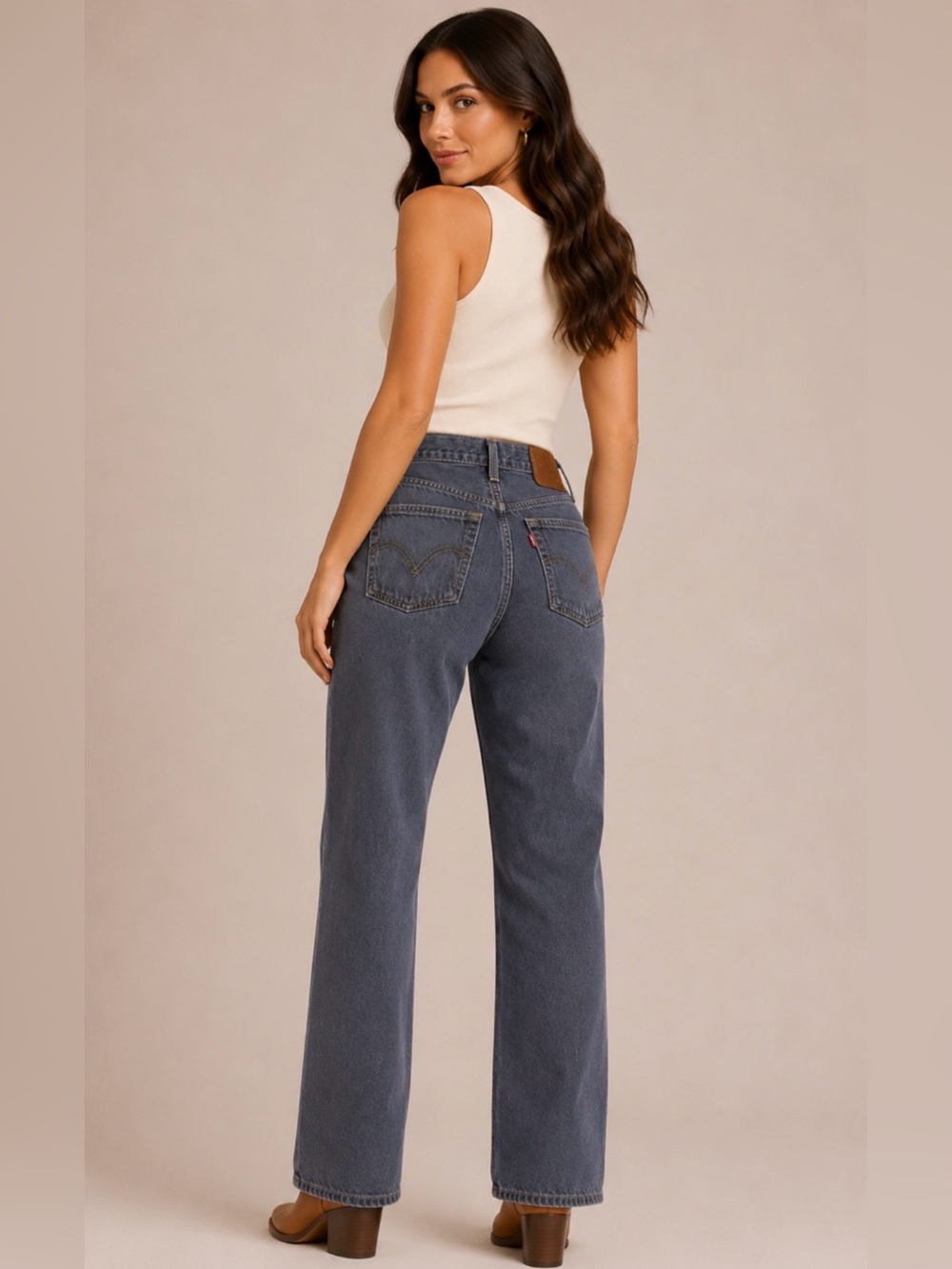 LEVI’s High Loose Taper Indigo Jeans